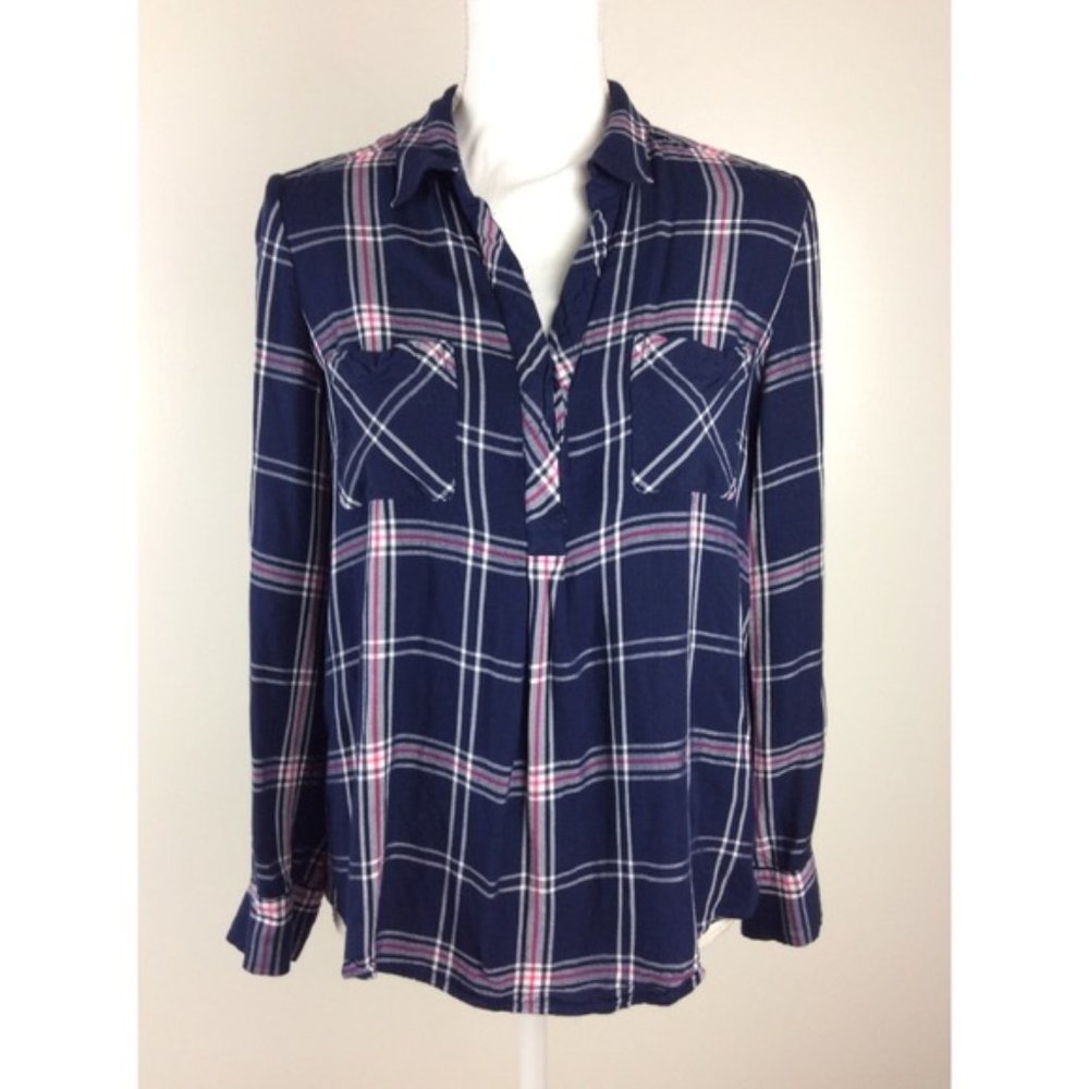 Soft Joie Plaid Popover Flannel | Sz M